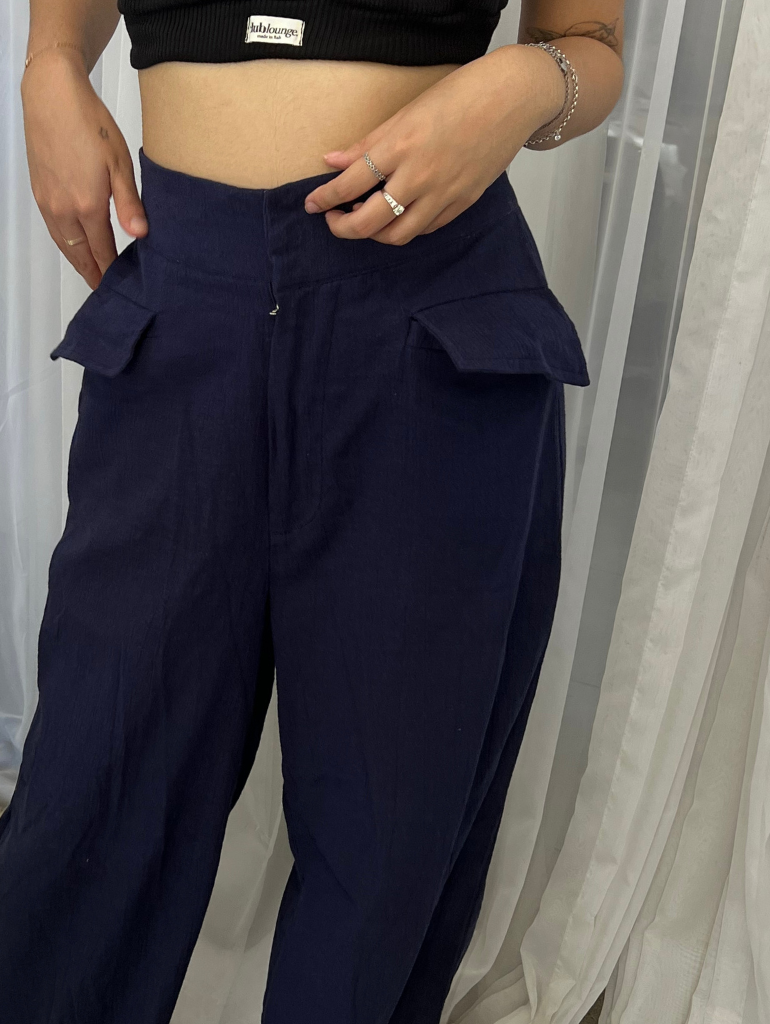 SAMPLE SALE : Primrose Pants in Navy