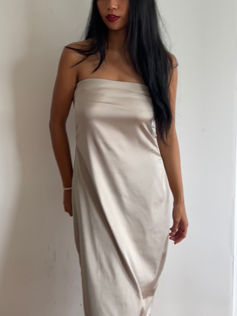 SAMPLE | Jardin Dress in Champagne