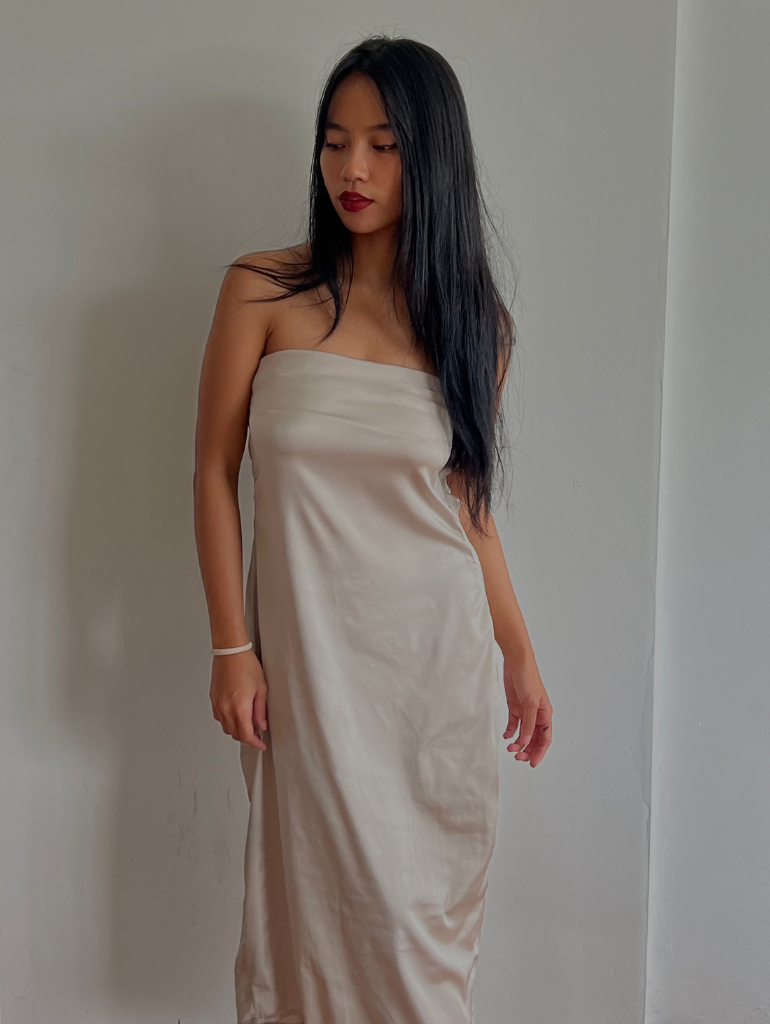 SAMPLE | Jardin Dress in Champagne