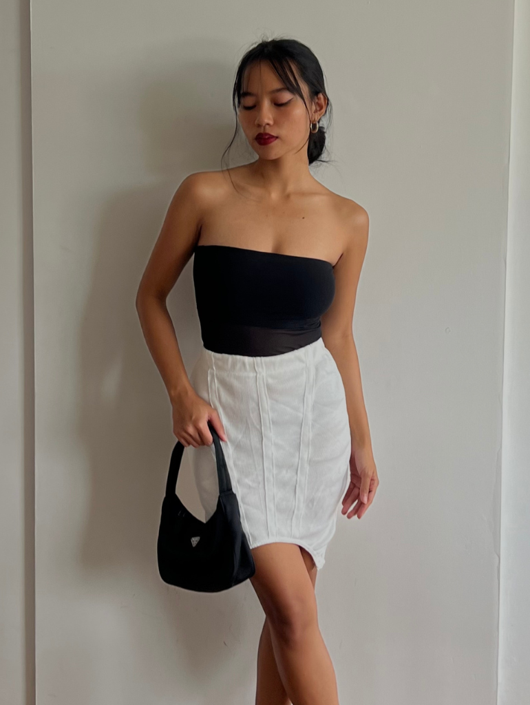 SAMPLE | Amour Skirt in White