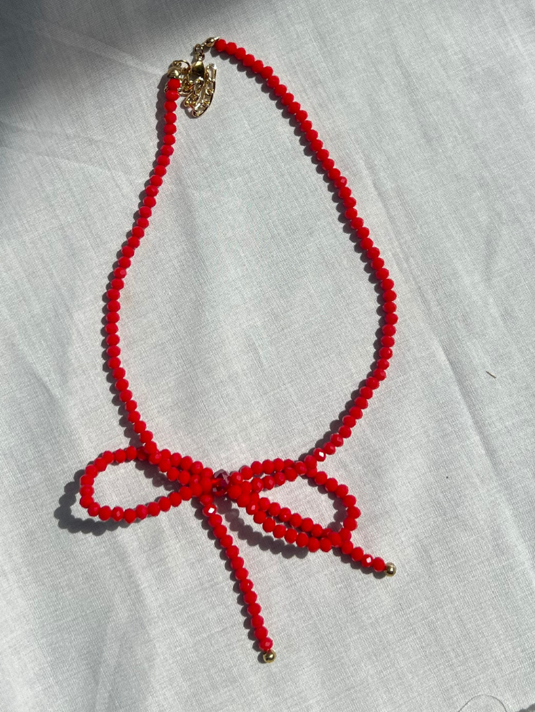 Palais Necklace in Red