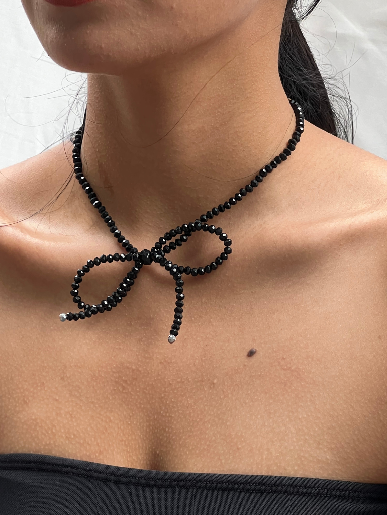 Palais Necklace in Black