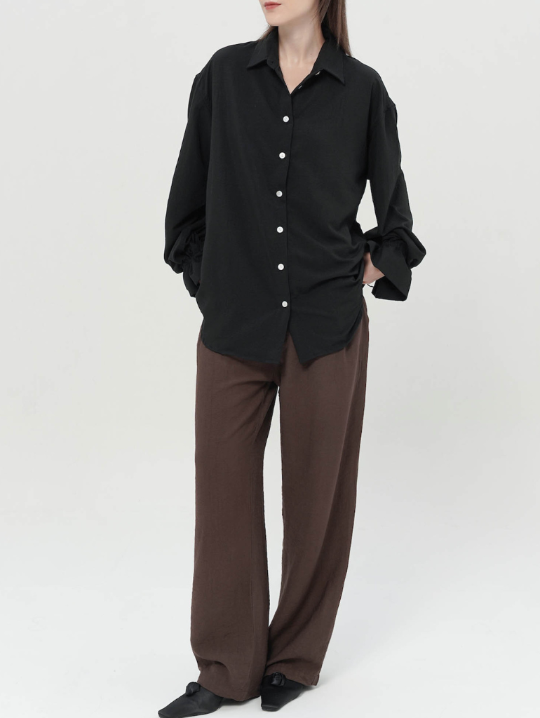 Sol Tailored Pants in Espresso