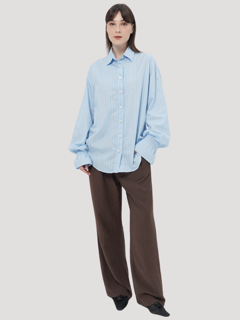 Somerset Shirt in Blue Stripes