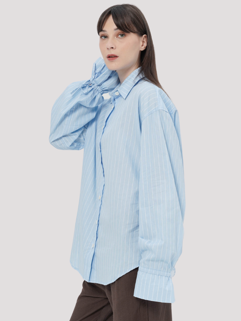 Somerset Shirt in Blue Stripes