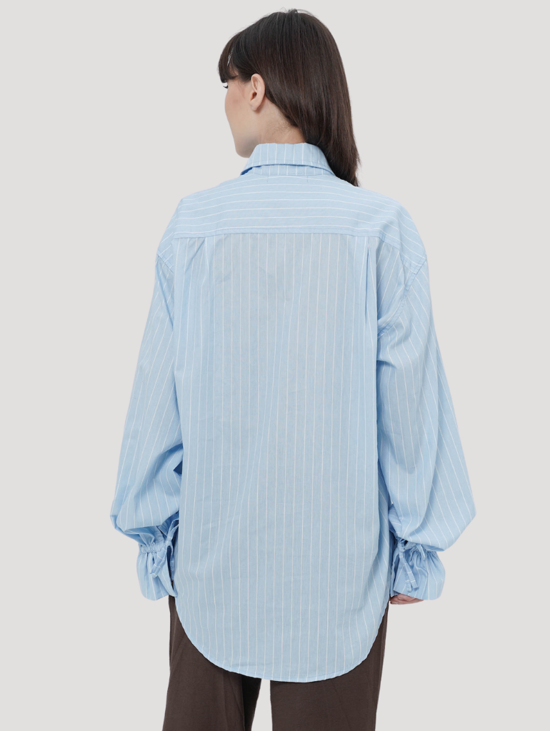 Somerset Shirt in Blue Stripes