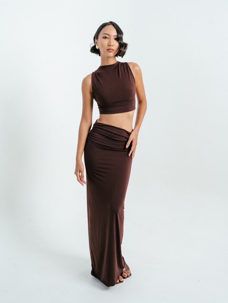 Melrose Skirt in Espresso