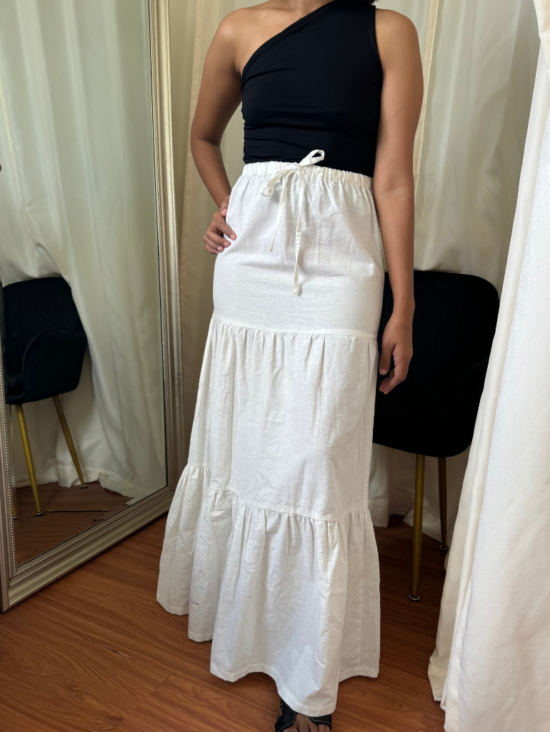 SAMPLE | Tiered Maxi Skirt