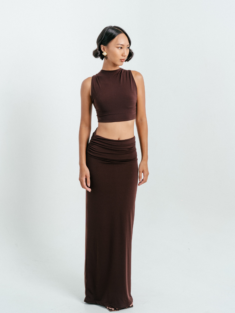 Melrose Skirt in Espresso